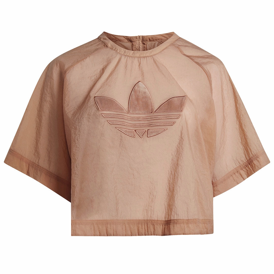 adidas - Women's Always Original Cropped T-Shirt (Plus Size) (IC7230) waterproof construction