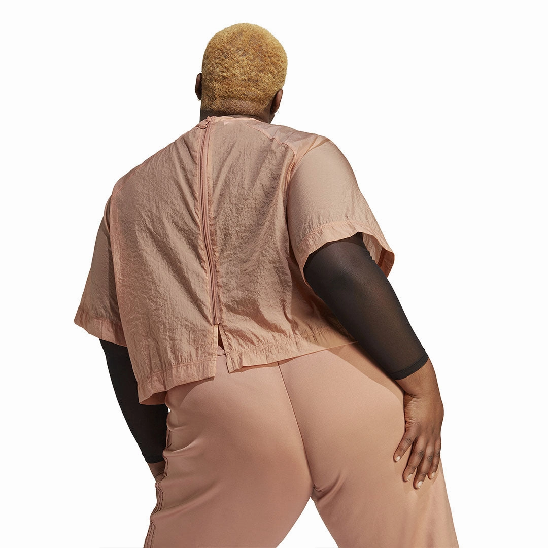 Breathable Outer Shell adidas - Women's Always Original Cropped T-Shirt (Plus Size) (IC7230)