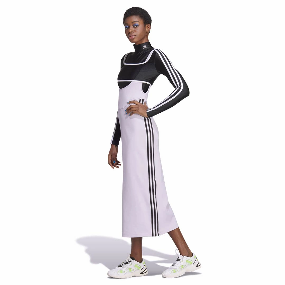 adidas - Women's Always Original Long Skirt Dress (IC3589) SeamlessShoulderPanels Subtle Fashion Fit
