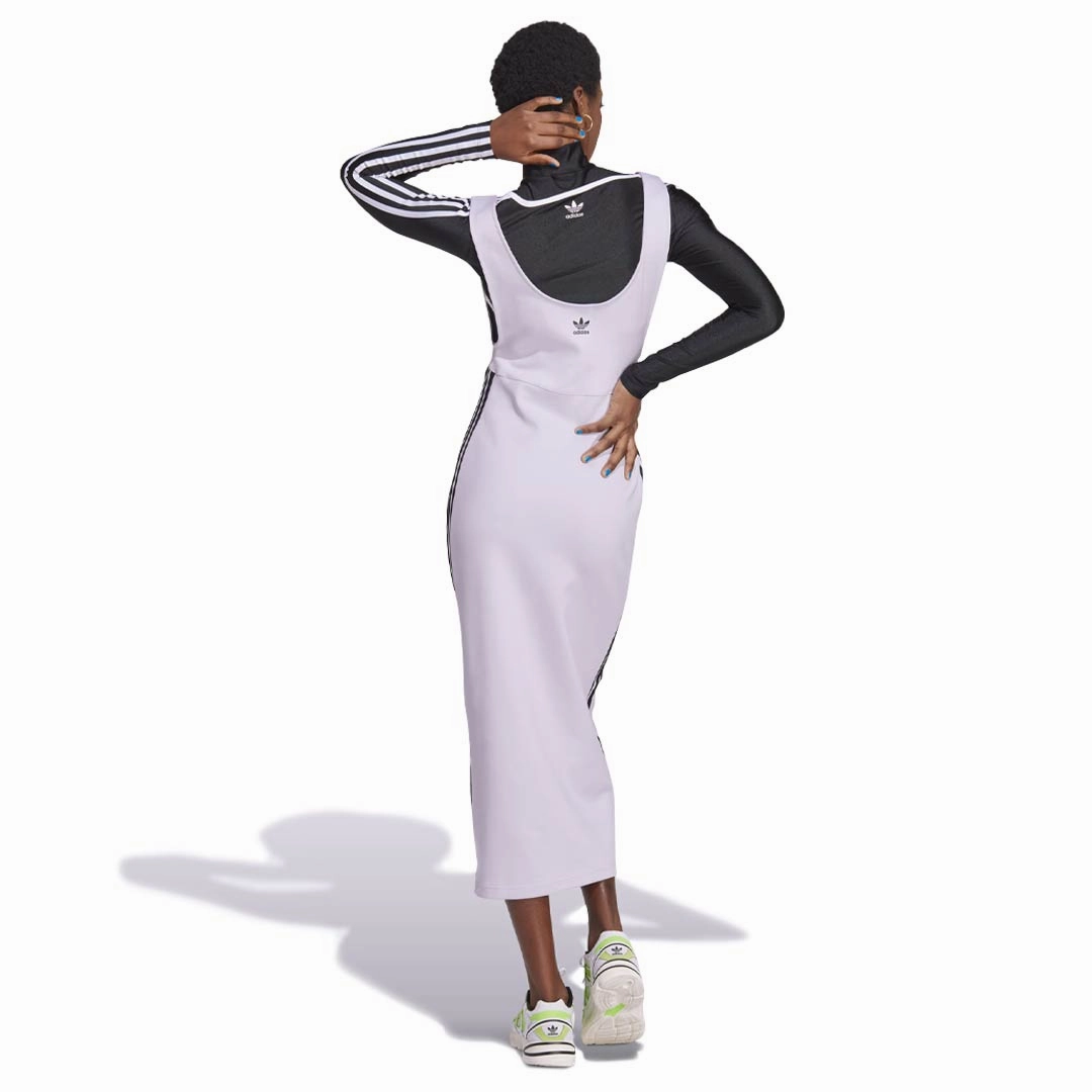 adidas - Women's Always Original Long Skirt Dress (IC3589) Temperature Regulating Fabric Adjustable Hem Cords