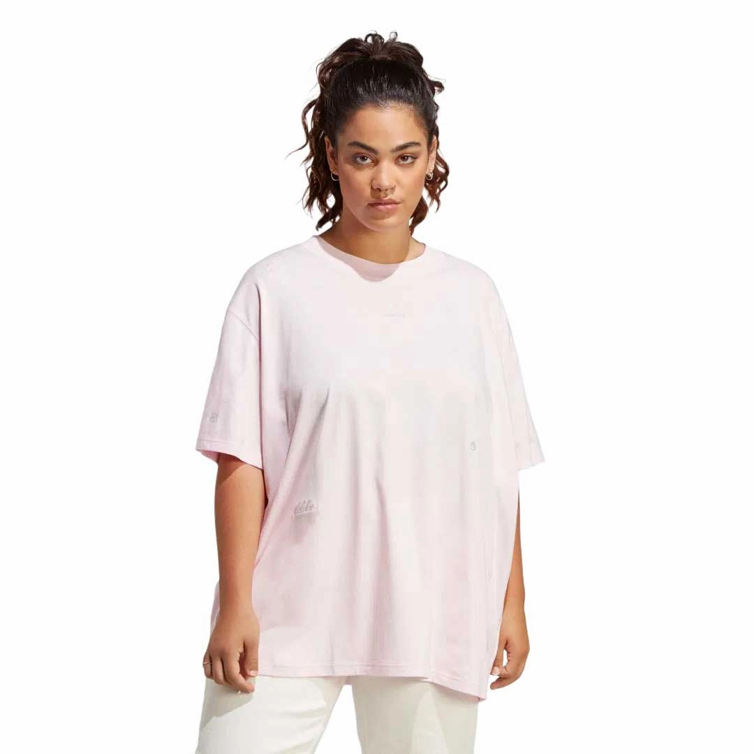 adidas - Women's Bluv Boyfriend T-Shirt (Plus Size) (IC8690) Fleece Lined