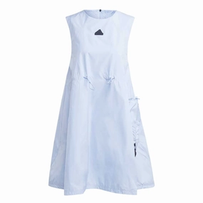 adidas - Women's City Escape Dress (IC0275) Recycled Textile RibbedKnitCollar