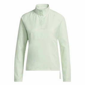 Non Restrictive Silhouette adidas - Women's Embossed 1/4 Snap Pullover (HG6991)