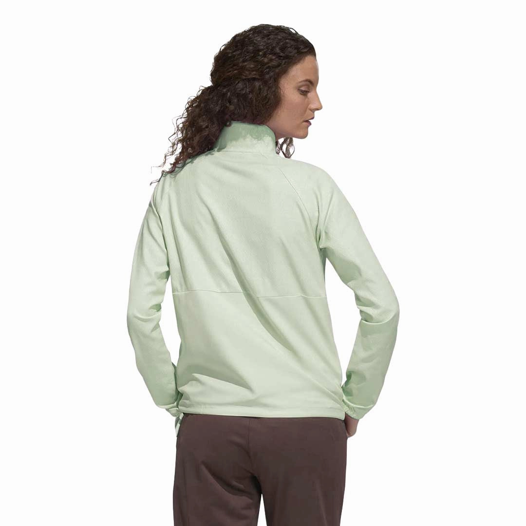 Taped Seams AbrasionResistantSurface adidas - Women's Embossed 1/4 Snap Pullover (HG6991)