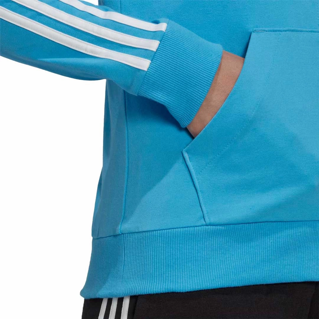 adidas - Women's Essentials 3-Stripes Full-Zip Hoodie (HL2057) Noise Reduction Design Transitional Daily Fit