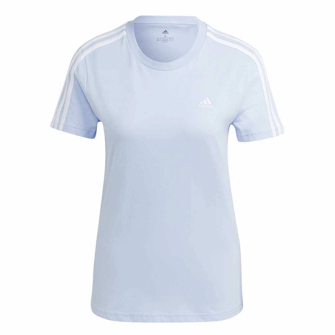 adidas - Women's Essentials 3-Stripes T-Shirt (ID0008) Foldable Collar