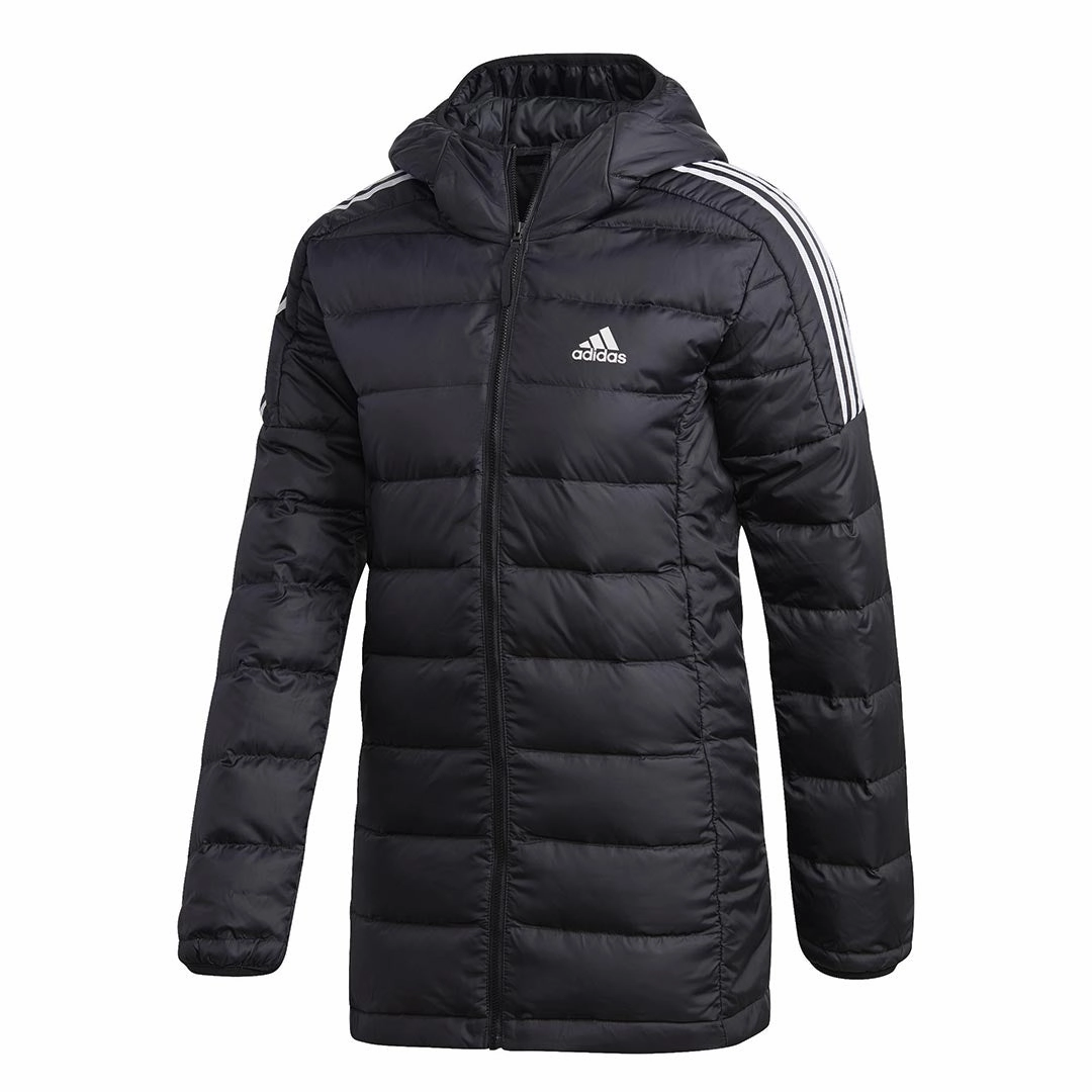 Relaxed Daily Style Hypoallergenic Textile adidas - Women's Essentials Light Down Hooded Parka Jacket (GH4590)