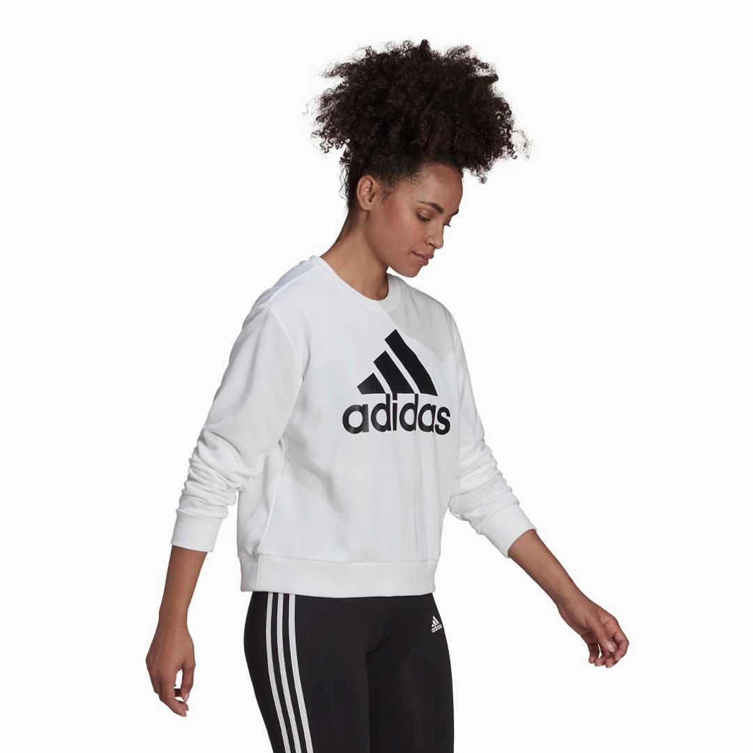adidas - Women's Essentials Logo Loose Sweatshirt (HD1783) Easy Movement Cut Wind Resistant