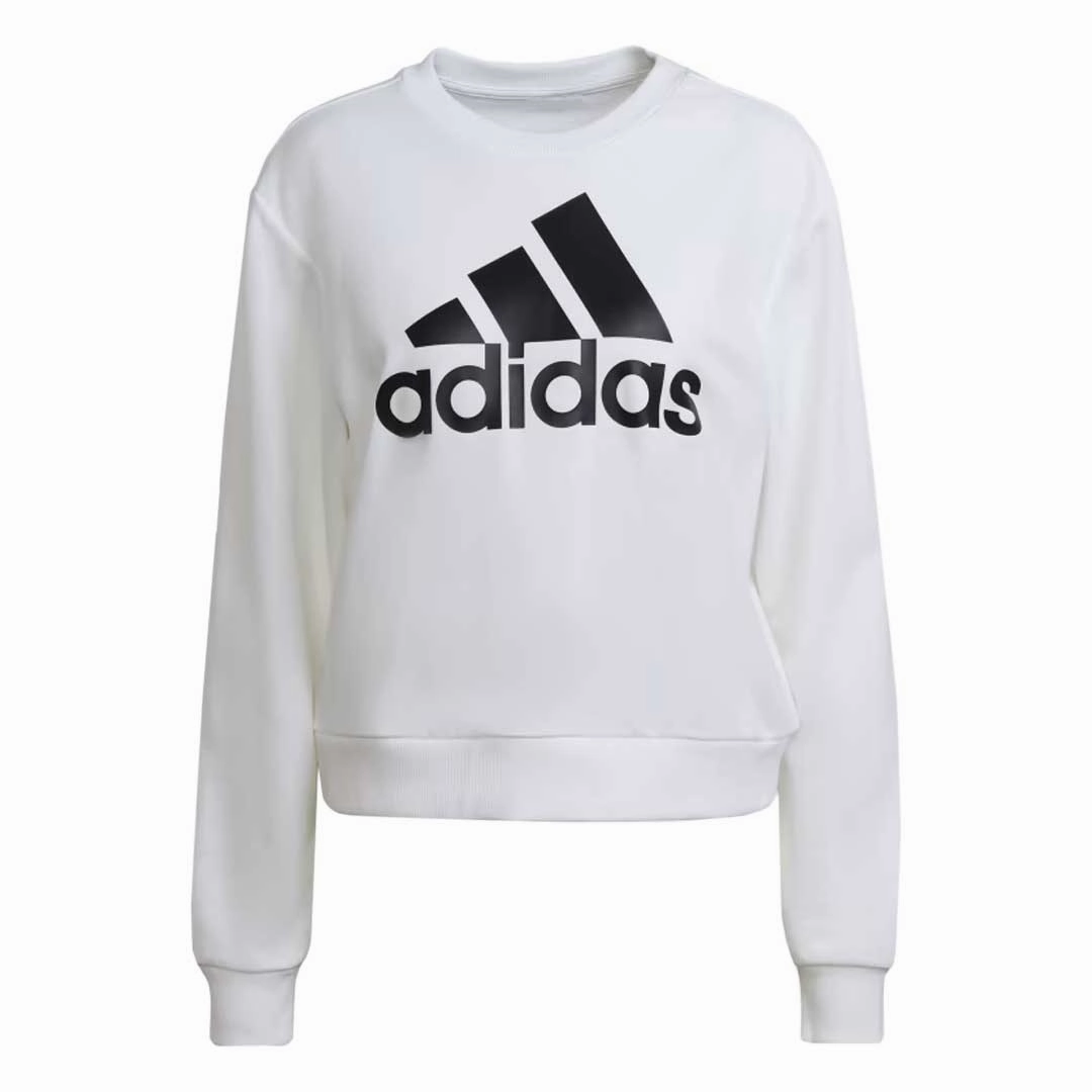 Breathable Lining Design Simple Layers adidas - Women's Essentials Logo Loose Sweatshirt (HD1783)