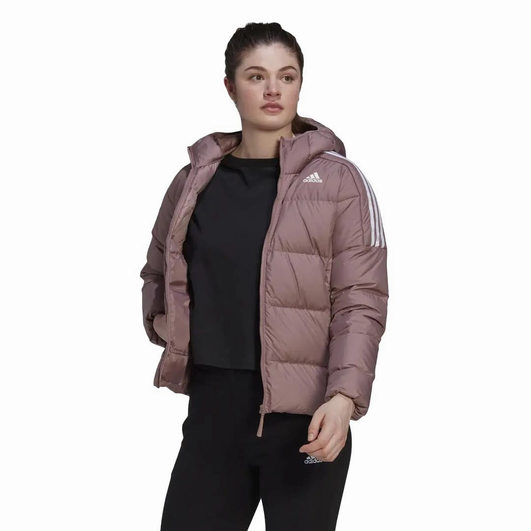 Weekend Ready Look adidas - Women's Essentials Midweight Down Hooded Jacket (HK4666)