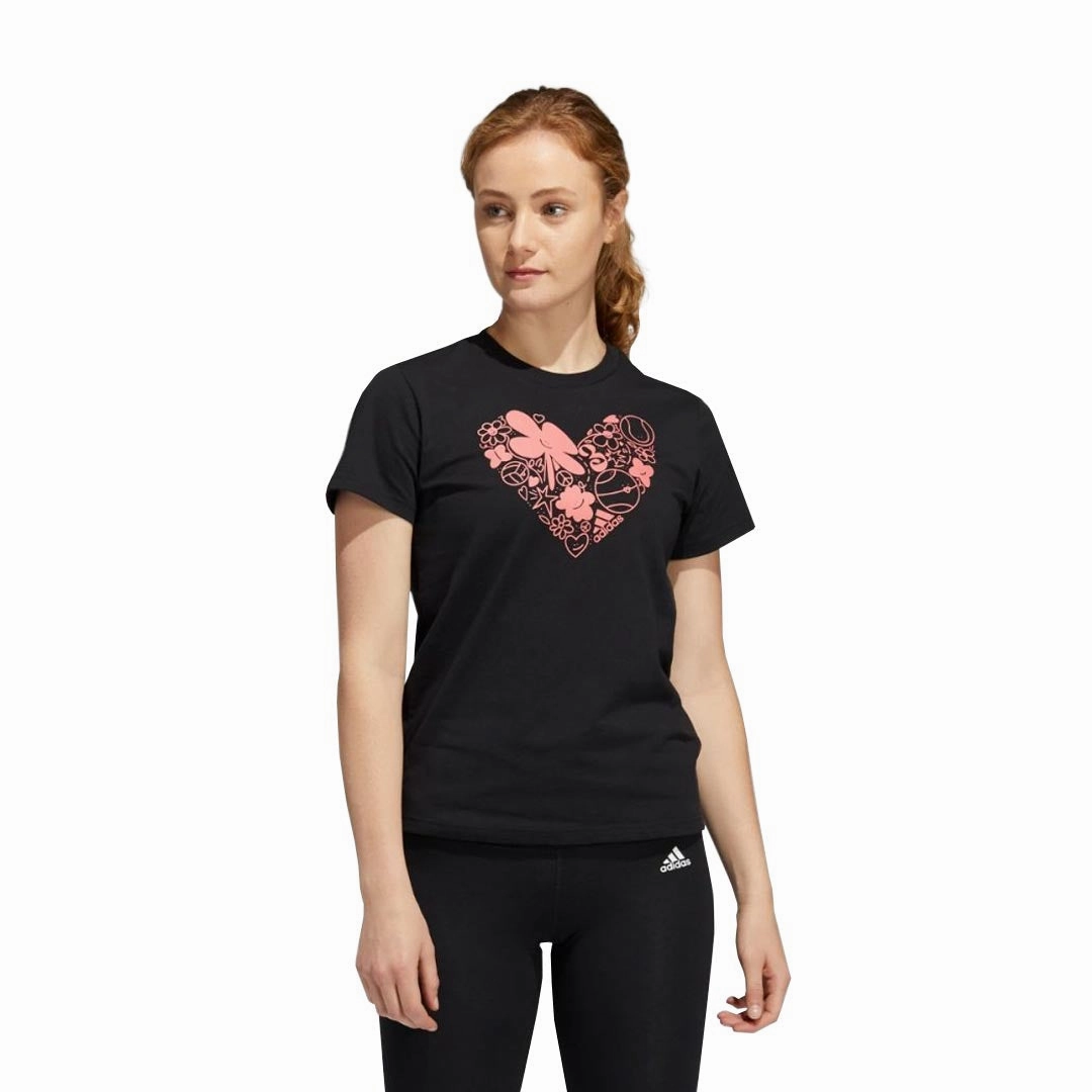 SoftshellMaterial Durable Stitching adidas - Women's Fun Graphic T-Shirt (HE4913)