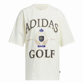 adidas - Women's Go-To Crest Graphic Boyfriend Short Sleeve T-Shirt (IN6351) Multi Layer Construction