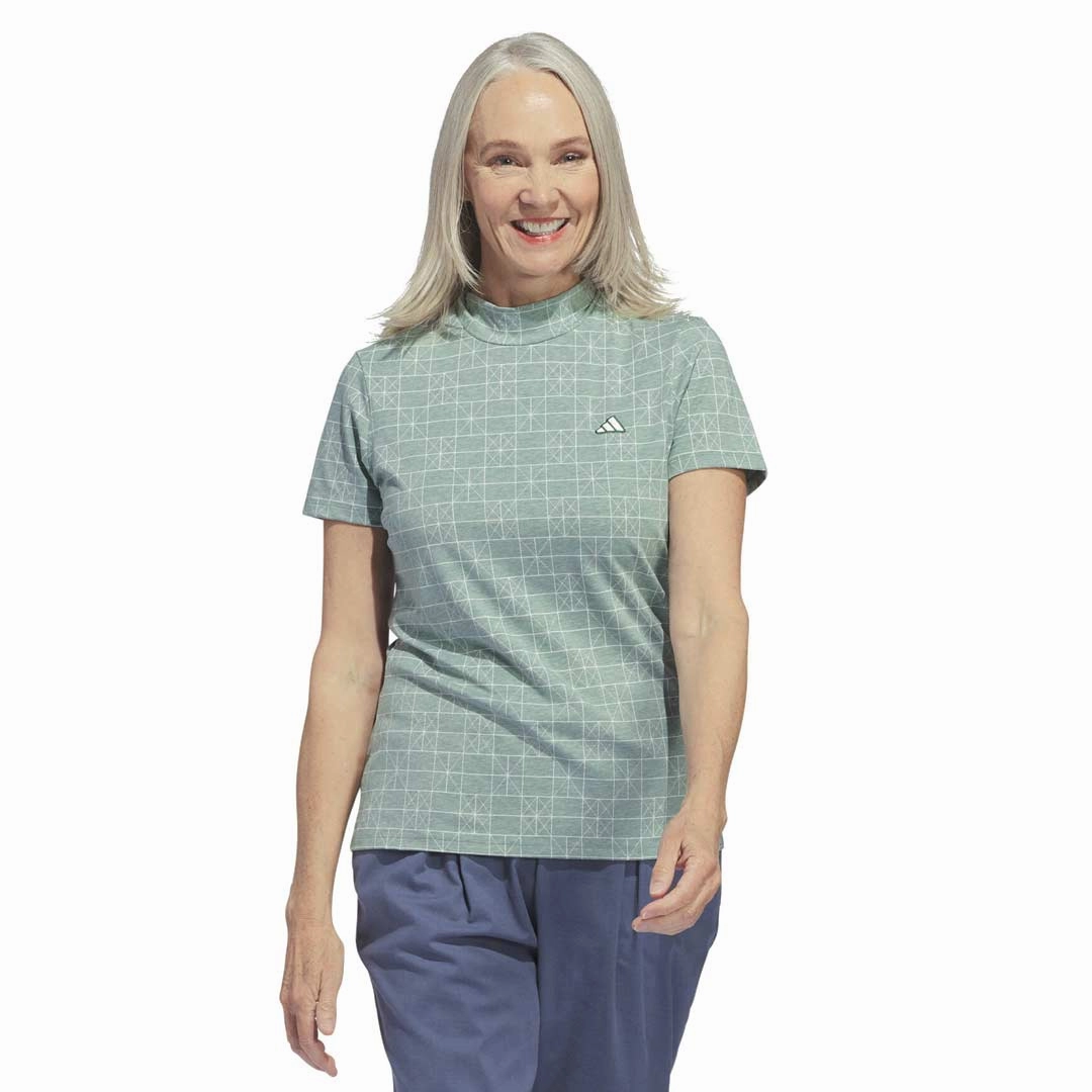 adidas - Women's Go-To Printed Polo (IV6987) Elasticated Waistband