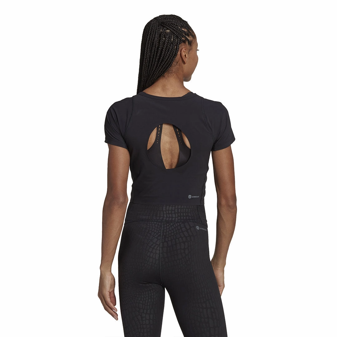 adidas - Women's HIIT 45 Seconds Crop T-Shirt (HM8096) Modular Design