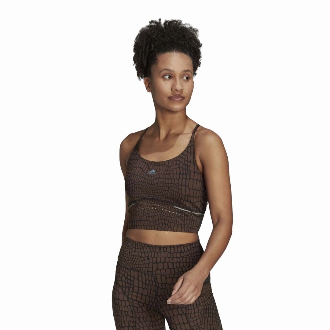 Fade Resistant Exterior adidas - Women's HIIT 45S Crop Tank Top (HN0771)