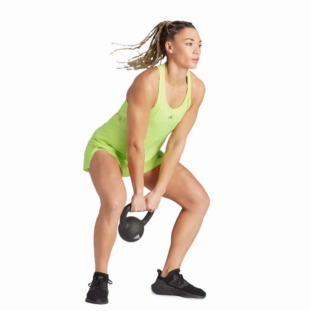 adidas - Women's HIIT Heat.Rdy Sweat Conceal Tank Top (IM2660) Pastel Shade Double Layer Protection