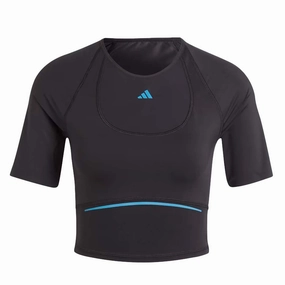 OdorResistantFabric adidas - Women's HIIT Heat.Rdy Training Crop T-Shirt (HN5556)