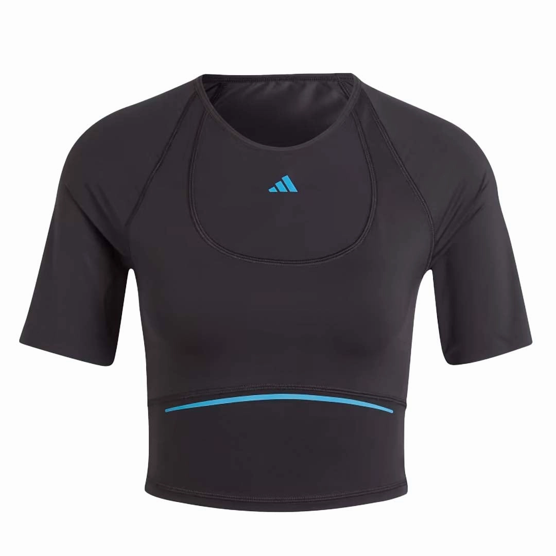 OdorResistantFabric adidas - Women's HIIT Heat.Rdy Training Crop T-Shirt (HN5556)