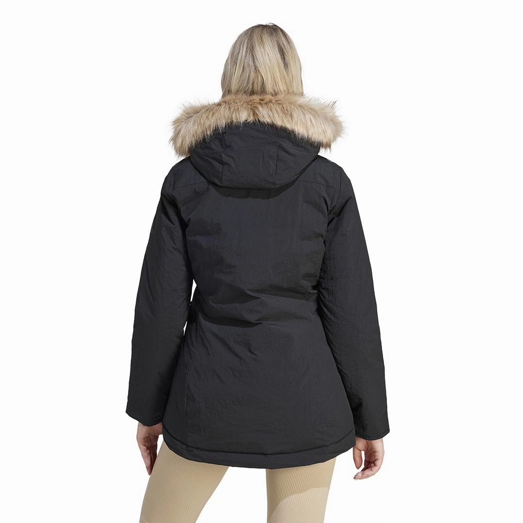 MagneticClosure adidas - Women's Hooded Fur Parka (IJ8260)