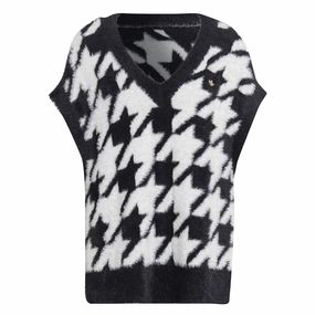 adidas - Women's Houndstooth Vest (IB8613) Soft Lined Interior