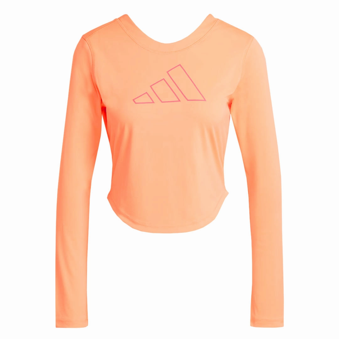 Ergonomic Mobility Cut Adaptive Tension Bands adidas - Women's Hyperbright Training Long Sleeve T-Shirt (IL6617)