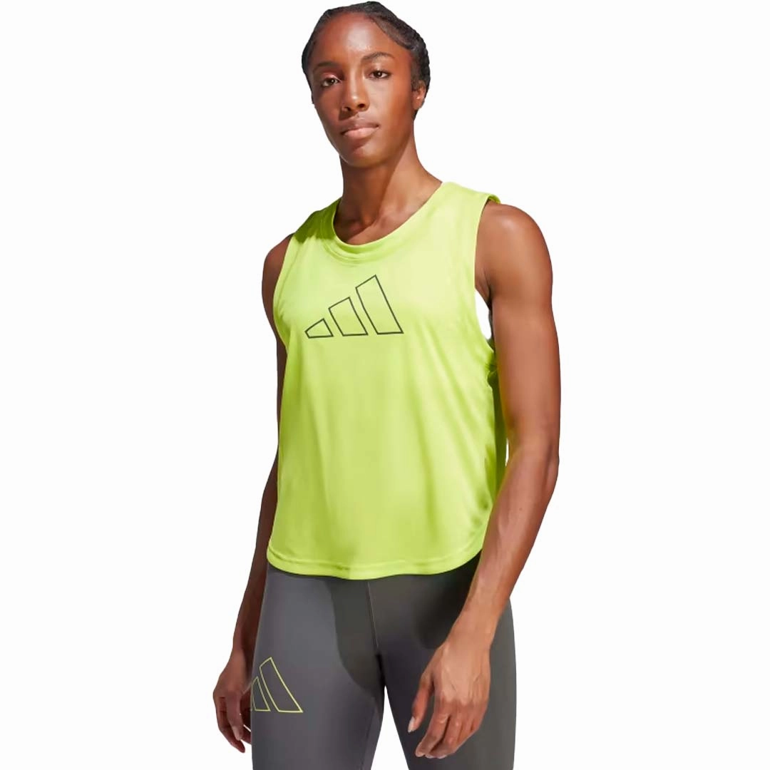 adidas - Women's Hyperbright Training Tank Top (IL6621) Durable Outer Layer Multi Layer Construction