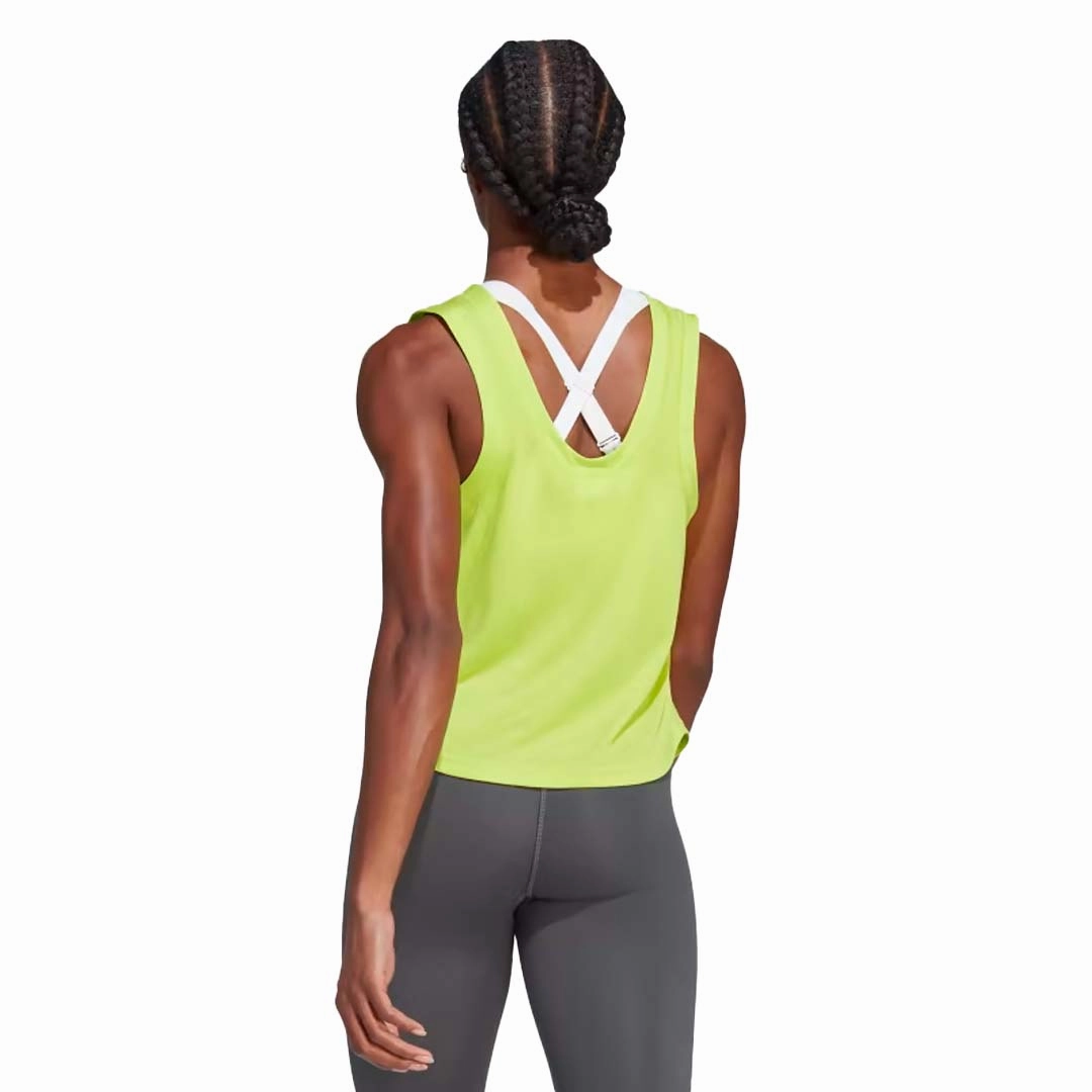 Sporty Fit Convertible Sleeves adidas - Women's Hyperbright Training Tank Top (IL6621)