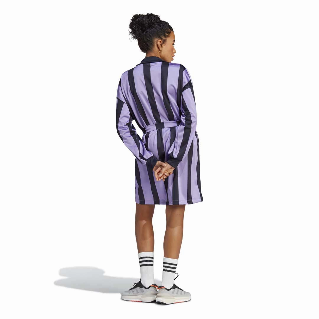 adidas - Women's Jacquard Jersey Dress (IC6631) Thermal Core Technology Mid Length Cut