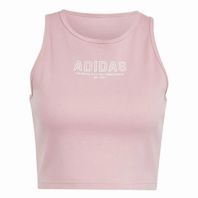 adidas - Women's Last Days of Summer Crop Top (IR8375) Hypoallergenic Fiber Filling HighVisibility Trims