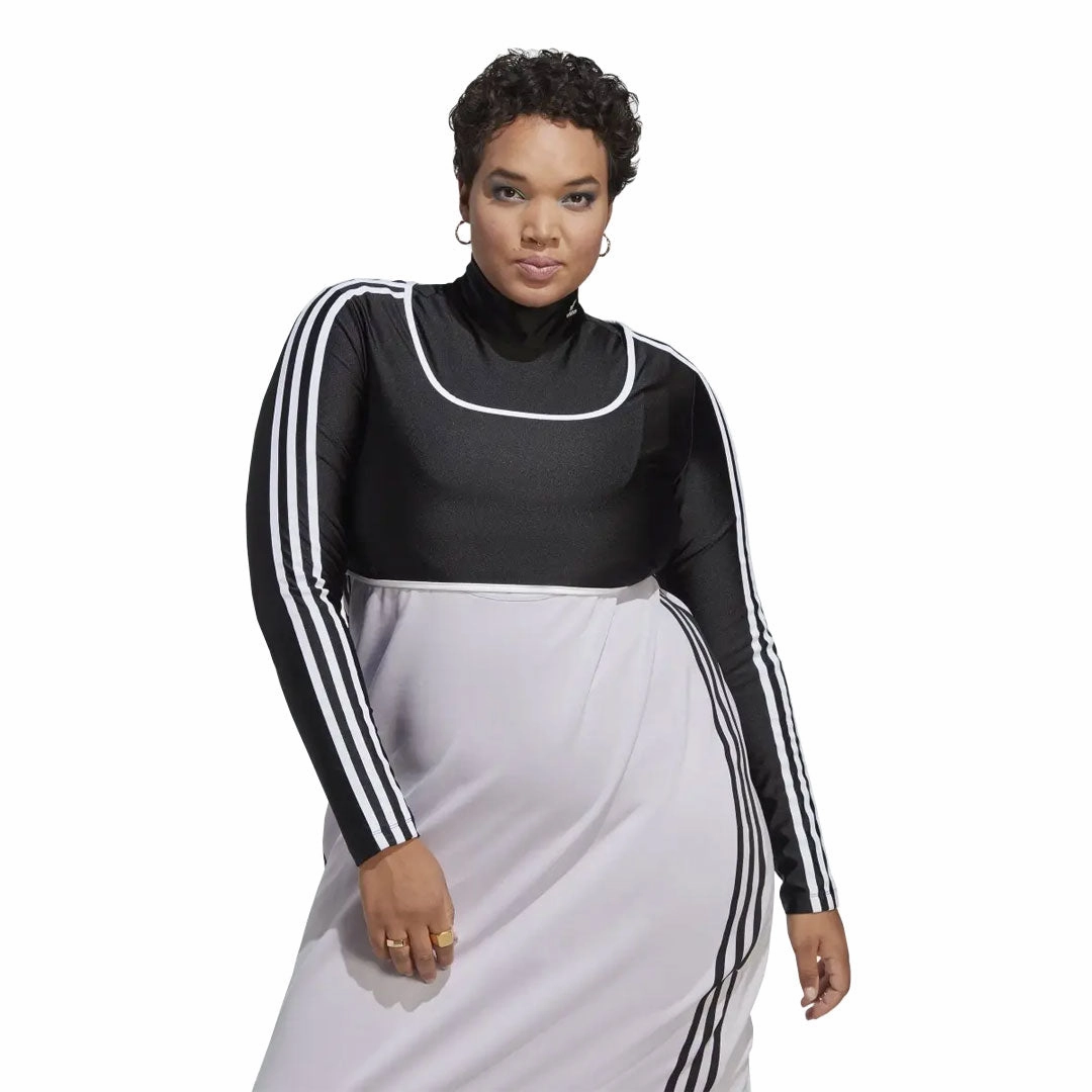 Heavyweight Durability Minimal Detailing adidas - Women's Long Sleeve Bodysuit (Plus Size) (IC0035)