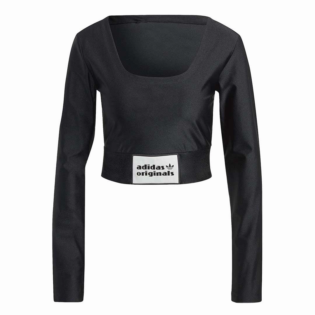 Anti Pilling Finish adidas - Women's Long Sleeve Crop Top (IC8549)