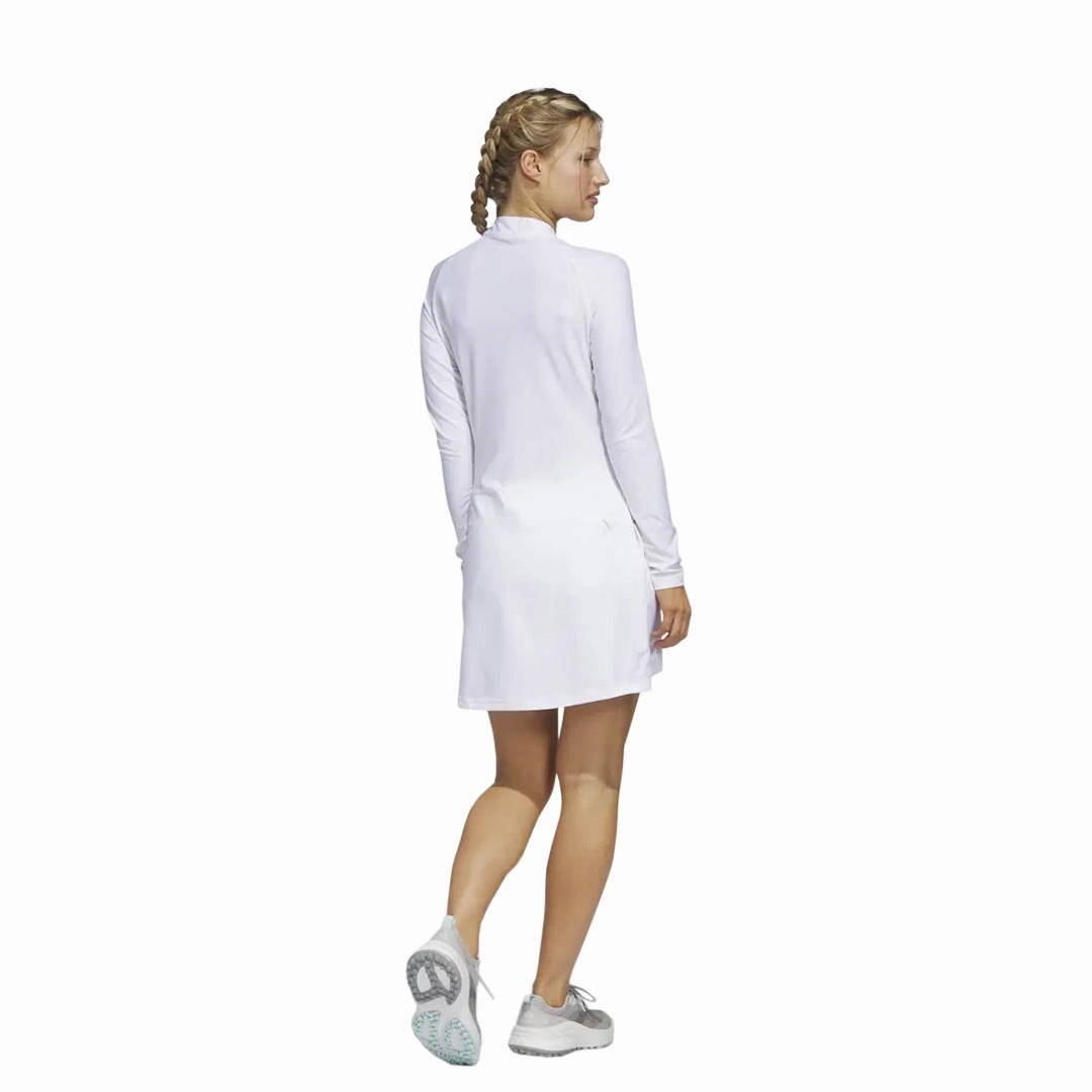 adidas - Women's Long Sleeve Golf Dress (HS8960) Regular Fit Cut