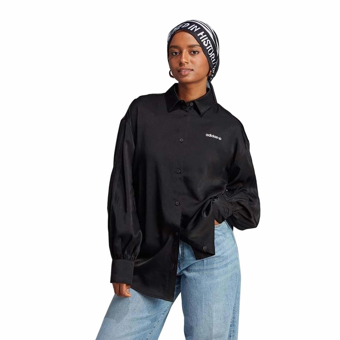 adidas - Women's Originals 3S OS Shirt (IR9789) CompressionResistant Noise Reduced Fabrics