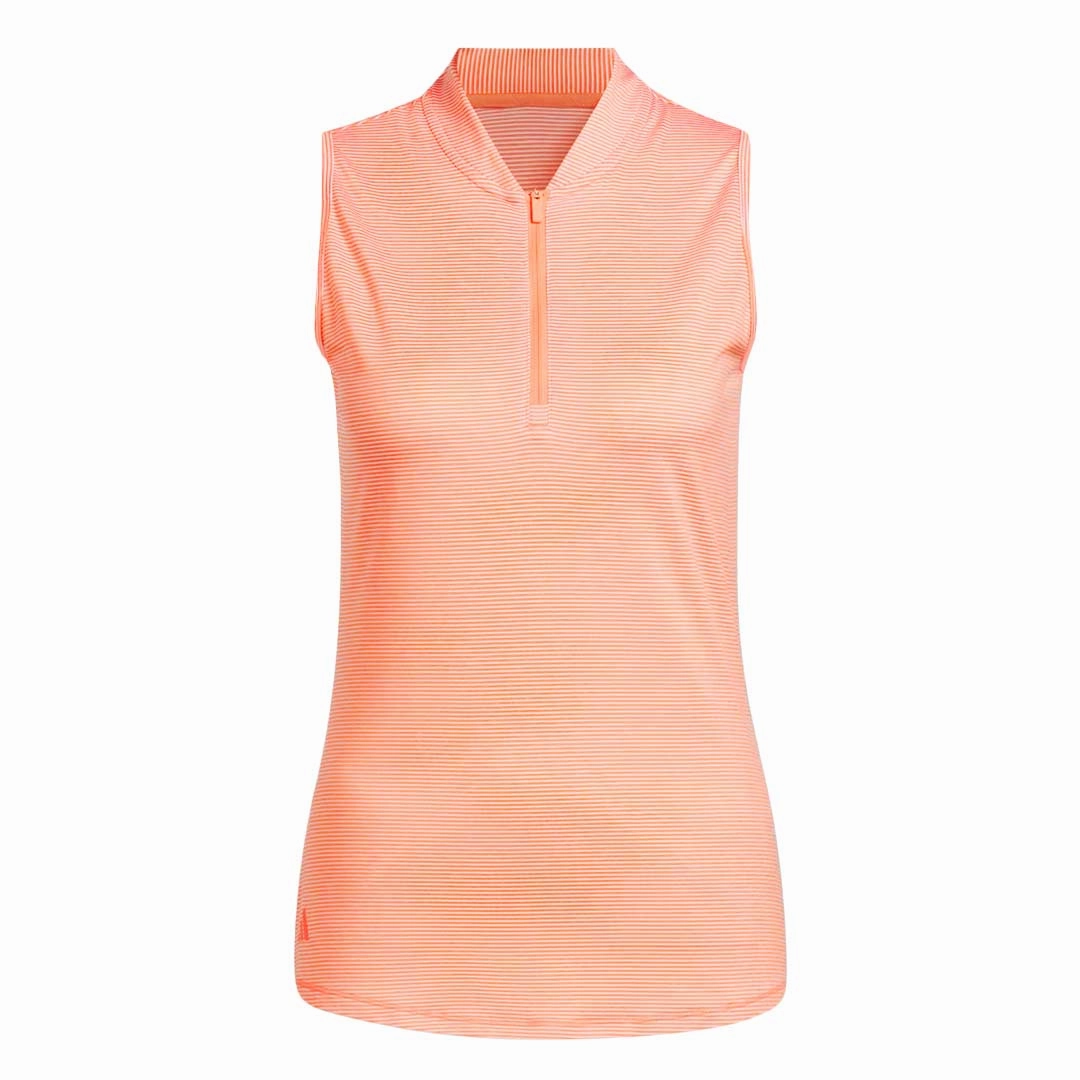 adidas - Women's Ottoman Printed Sleeveless Polo (HT1247) Street Ready Comfy Street Piece