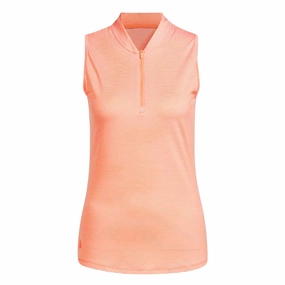 adidas - Women's Ottoman Printed Sleeveless Polo (HT1247) Street Ready Comfy Street Piece