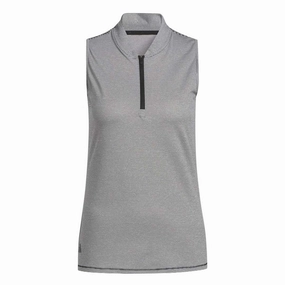 adidas - Women's Ottoman Printed Sleeveless Polo (HT1251) Detachable Components