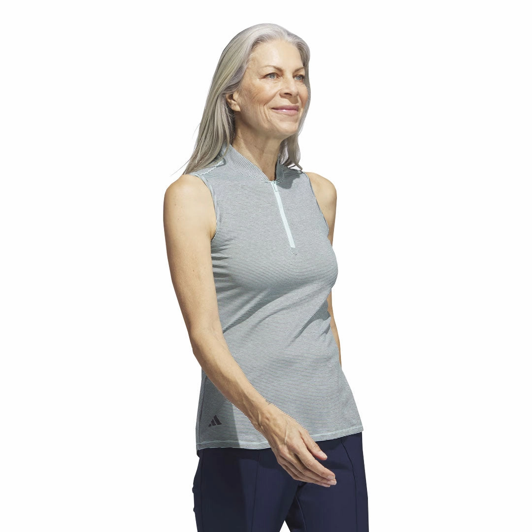 Hollow Fiber Fill adidas - Women's Ottoman Printed Sleeveless Polo (II3243)