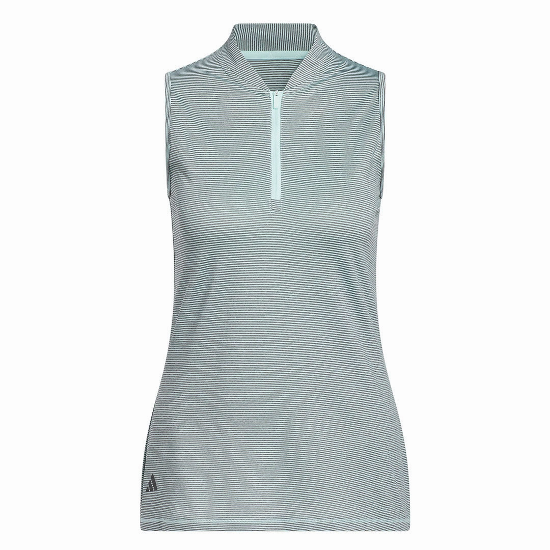 Bright Color Ripstop Fabric Technology adidas - Women's Ottoman Printed Sleeveless Polo (II3243)