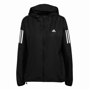 adidas - Women's Own The Run Hooded Running Windbreaker Jacket (H59271) HeatReflectiveLining Water Based Coating