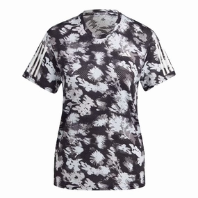 Fall Outfit Ultraviolet Protection Factor adidas - Women's Own The Run Summer Cooler T-Shirt (HR9966)