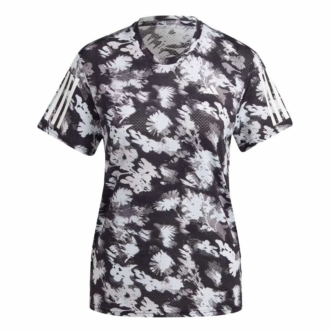 Fall Outfit Ultraviolet Protection Factor adidas - Women's Own The Run Summer Cooler T-Shirt (HR9966)