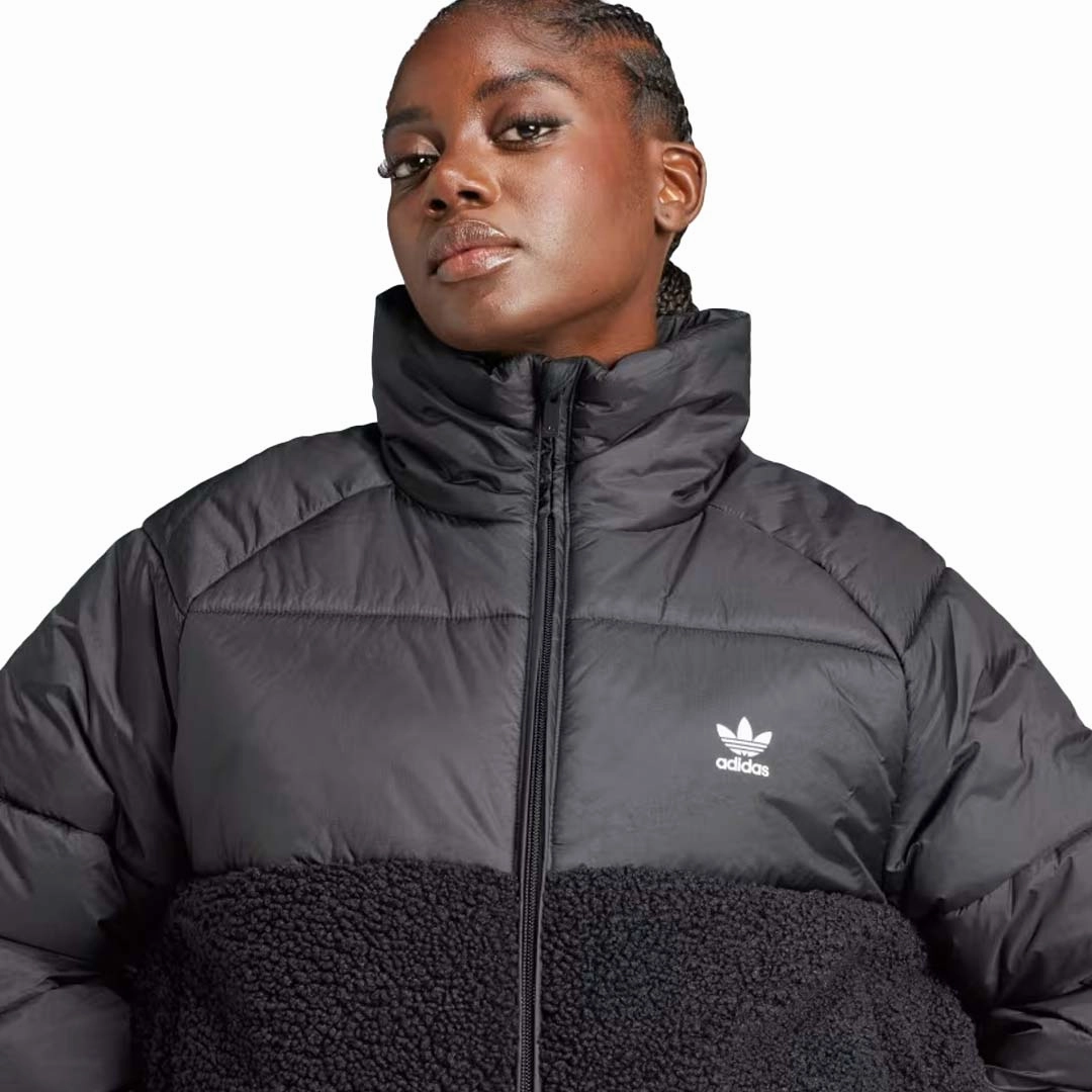 adidas - Women's Polar Puffer Jacket (IS5257) Compact Packable Feature Stretchable Waistband
