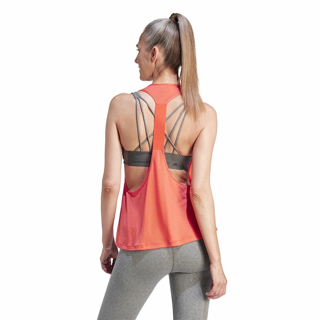 Stretchable Cuffs Reinforced Zippers adidas - Women's Power AEROREADY Tank Top (IM2699)