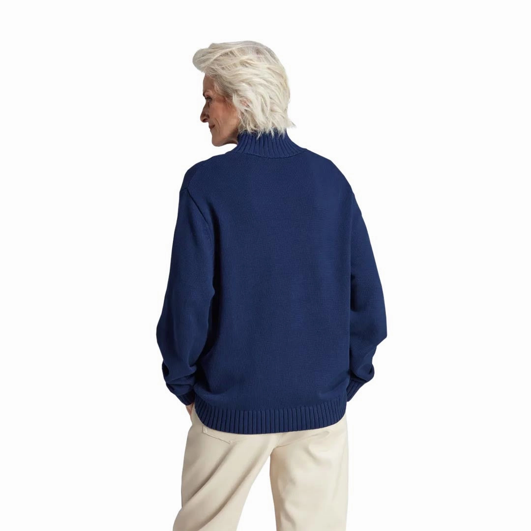 adidas - Women's Premium Essentials Knit Sweatshirt (IM3825) Seamless Shoulder Design Compression Fit