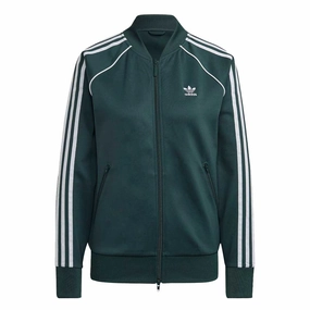adidas - Women's Primeblue SST Track Jacket (HN5890) Crisp Clean Fit Multi Pocket Utility