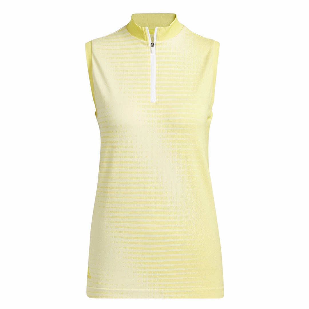 adidas - Women's Primeknit Sleeveless Polo (HG1529) Ergonomic Sleeve Shaping