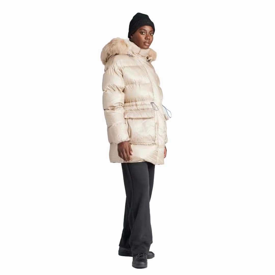 HoodedStyle adidas - Women's Puffed Long Fur Jacket (IR7116)