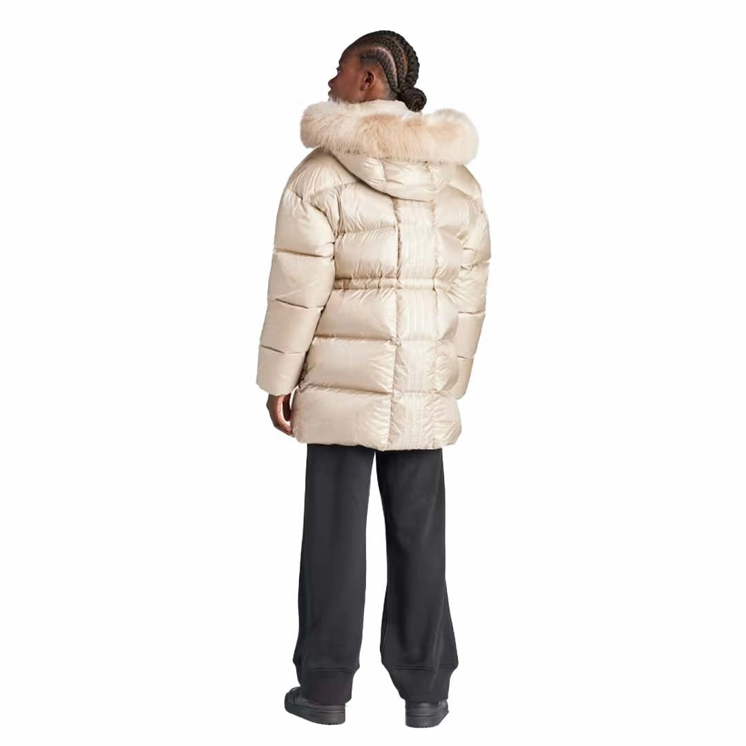Ultra Soft Brushed Interior adidas - Women's Puffed Long Fur Jacket (IR7116)