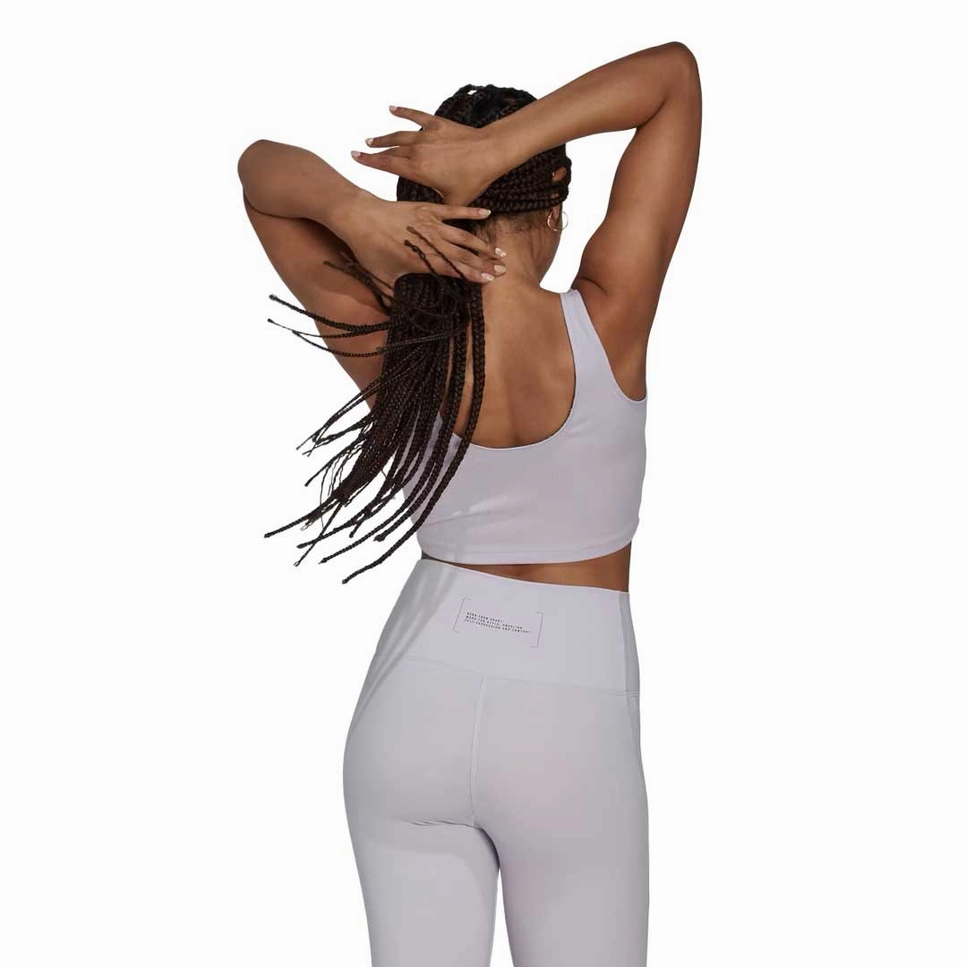 Teflon Coated Ultra Lightweight Design adidas - Women's Rib Cropped Top (HN6931)