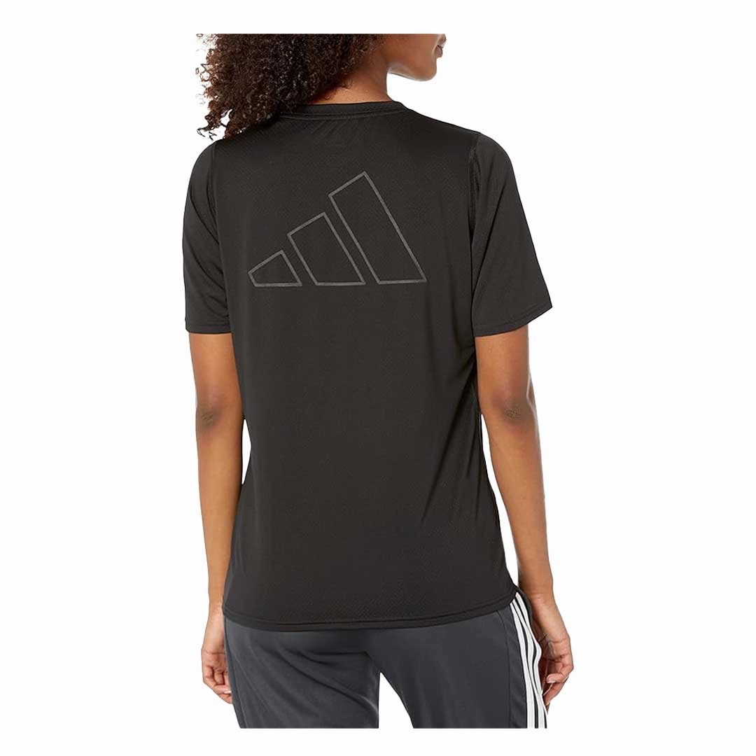 adidas - Women's Run Icons 3-Bar T-Shirt (H57742) Easy Care Material